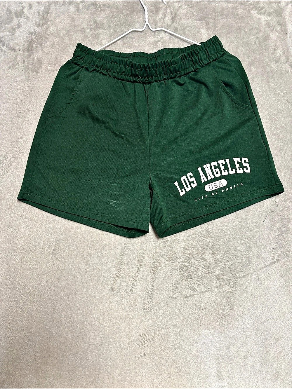 SHEIN Green Athletic Shorts